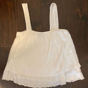 Off-white flowy cotton tank from Express - never worn!